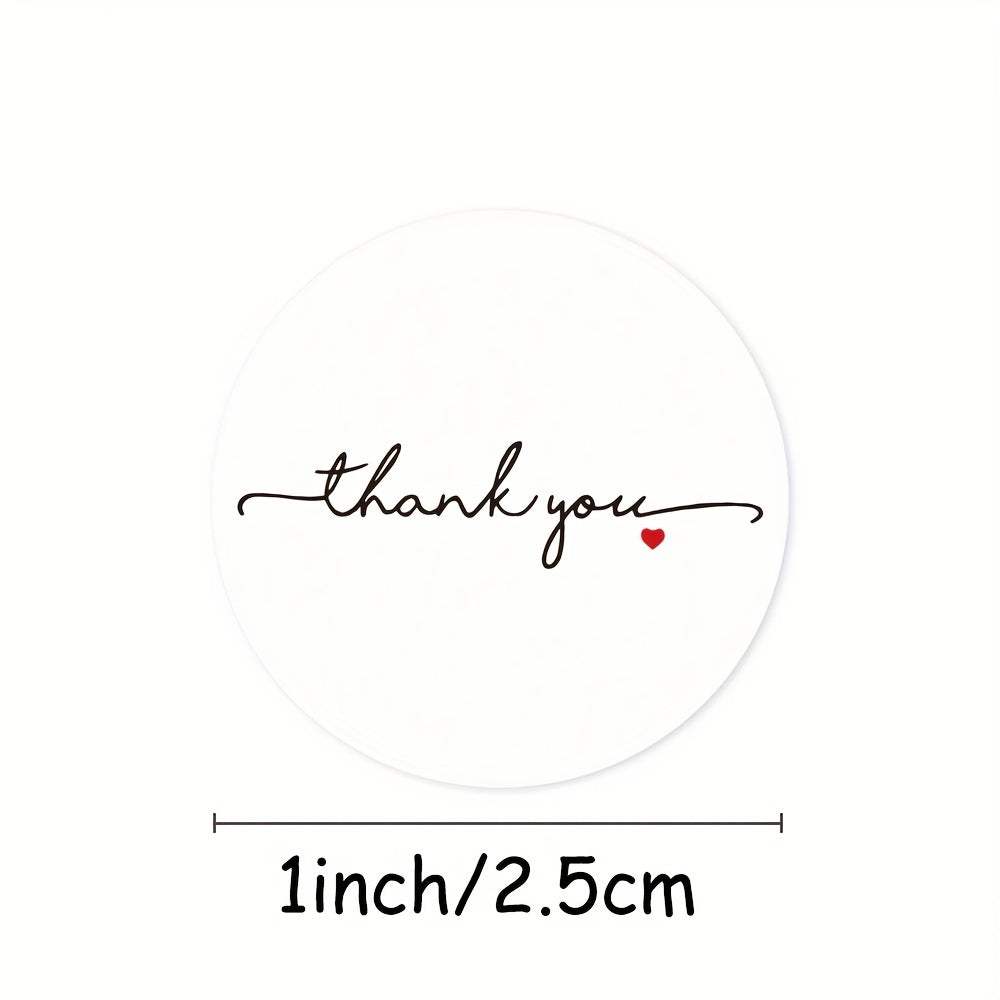 500pcs Thank You Sticker Wedding Seal Stationery Sticker