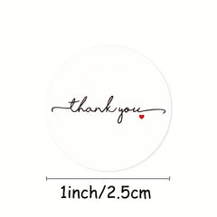500pcs Thank You Sticker Wedding Seal Stationery Sticker