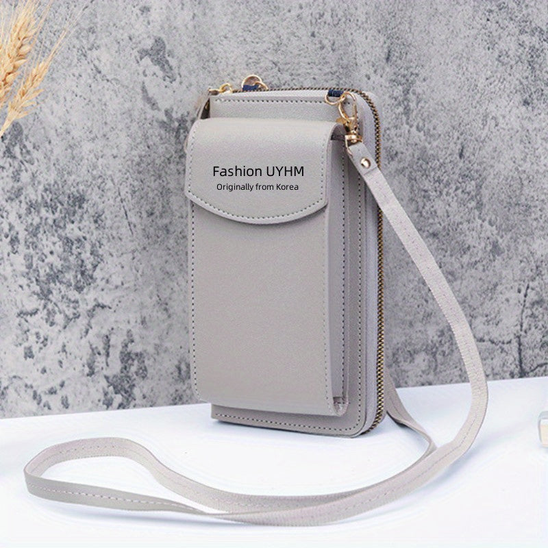 Women's Mini Crossbody Wallet Zip Clutch Purse