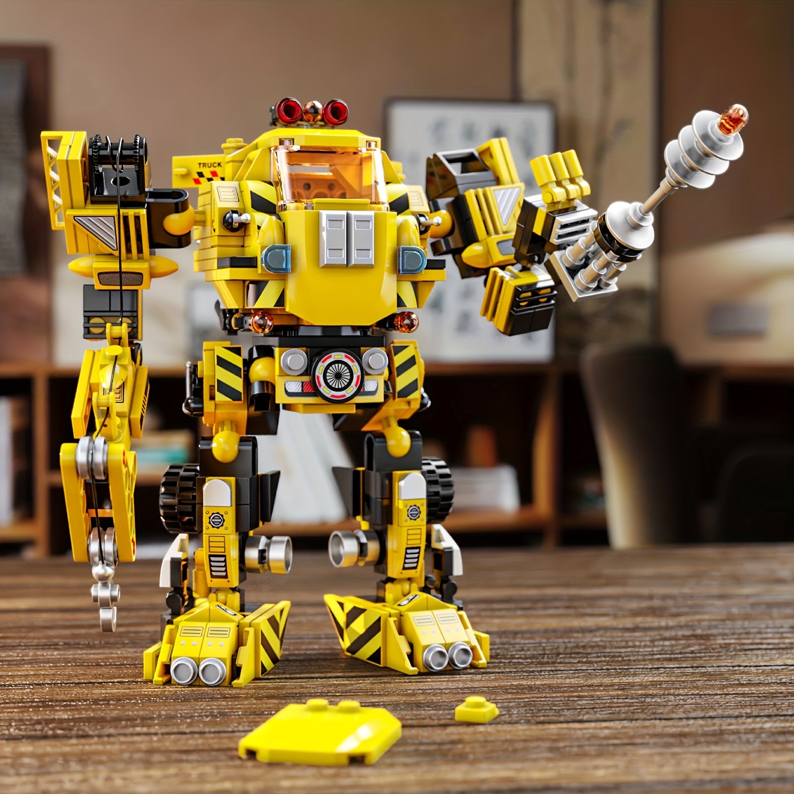524pcs Jumper Mech Model Building Toy 2 in 1 Building Block Set
