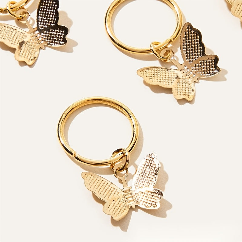 6pcs Girls Summer Butterfly Hair Clip Sets