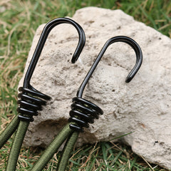 2pcs Bungee Cord Hooks Camping Tent Elastic Rope Hooks