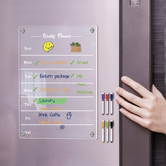 3D Magnetic Note Board Acrylic Refrigerator Sticker