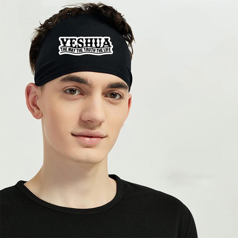 Yeshua Sports Headband for Men Breathable Mesh Washable & Reusable