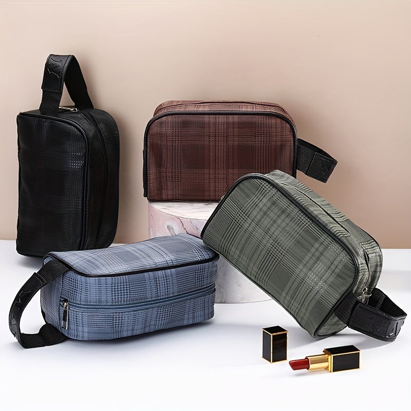 Portable Twill Travel Storage Bag Large Capacity Cosmetics Bag Toiletry Bag
