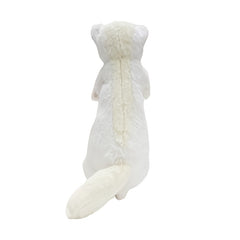 Soft Plush Ferret & European Mink Stuffed Animal Realistic Eyes Fluffy