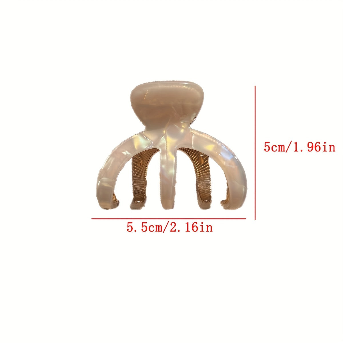 Acetate Hair Claw Alloy Shark Claw Back Head Clip Women's Hair Accessories