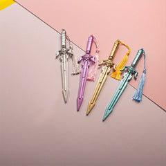 4pcs Chinese Style Hanging Stud Creative Swords Pen Needle Tube 0.55mm