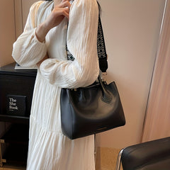 Vegan Leather Handbag Crossbody Satchel Purse