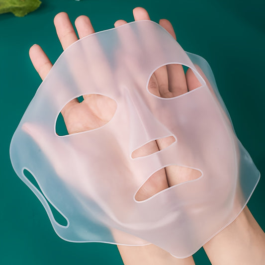 Silicone Facial Mask Cover Moisturizing Prevent Evaporation