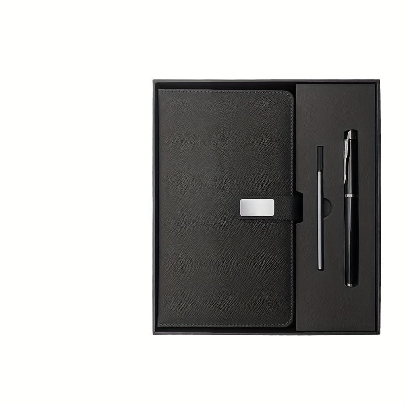 Customized A5 Notebook Set Red w/ Metal Pen