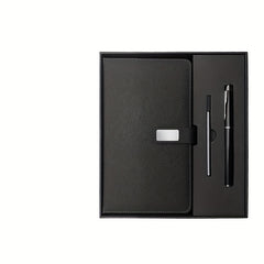 Customized A5 Notebook Set Red w/ Metal Pen