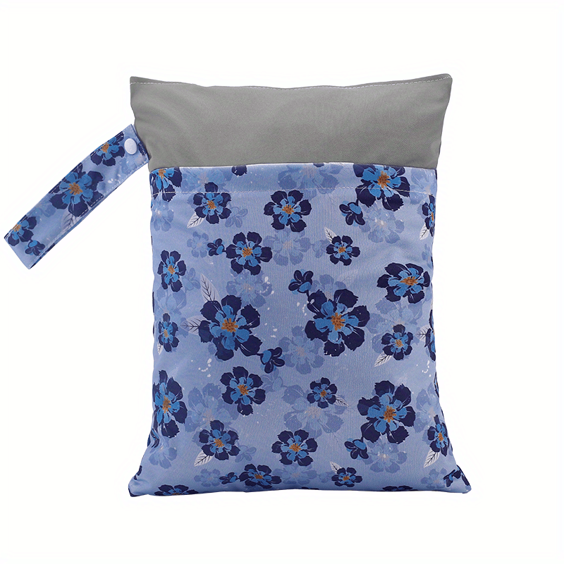 Waterproof Wet/Dry Bag for Diapers & Travel - Two Zippers