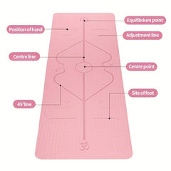 Thick Non Slip Yoga Mat - Ideal Christmas Gift for Fitness Fans