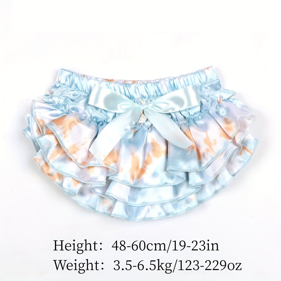 Baby Shorts Ruffles Satin PP Pants Set Newborn Photography Props