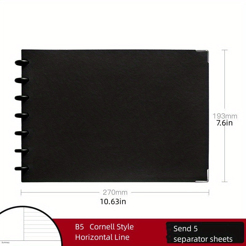 Creative Soft Leather Mind Map Book
