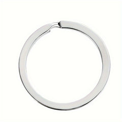 10pcs Round Key Chain Keyring Metal Key Ring Key Organizer