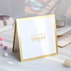 Creative Birthday Greeting Card 3D Hollow Paper Carving Blessing Gift