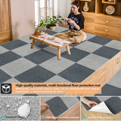 30pcs Anti-slip Square Carpet Sticker Self-adhesive DIY Home Decor Room