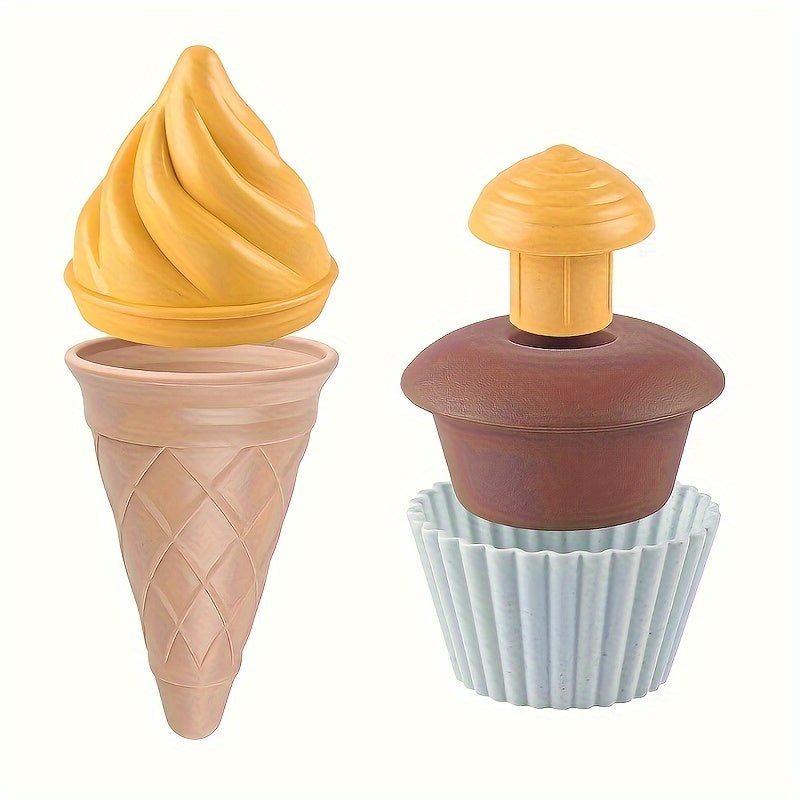 Nordic Style Beach Play House Beach Toys Ice Cream Sand Digging Tool