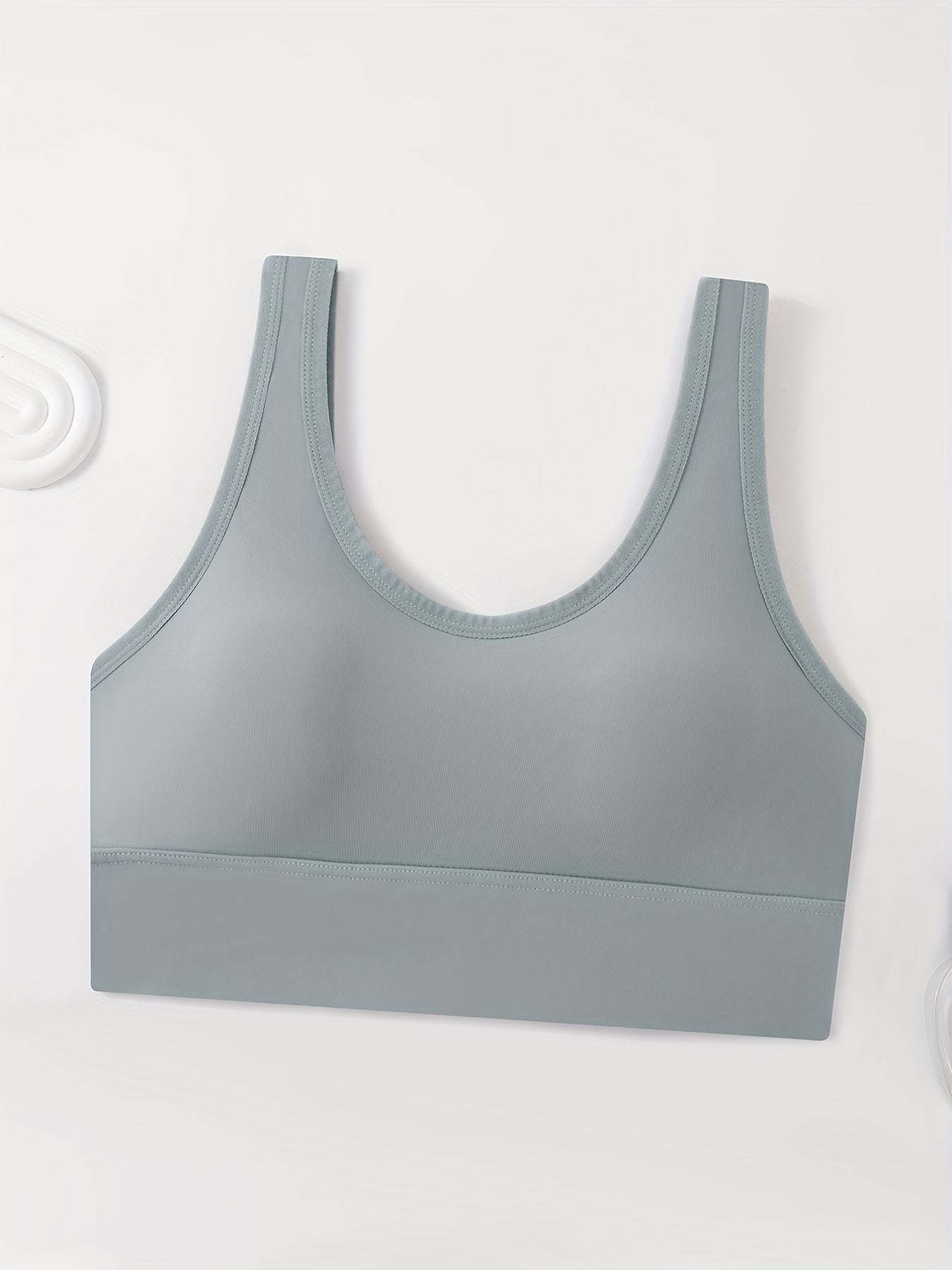 3pcs Seamless Wireless Sports Bra Comfy & Breathable Workout Tank Bra