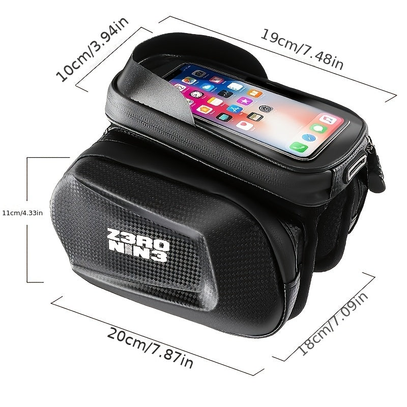 Carbon Fiber Mountain Bike Front Beam Bag