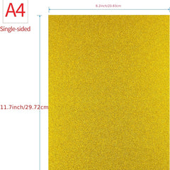 10pcs Glitter Paper Cardstock for DIY Christmas Crafts