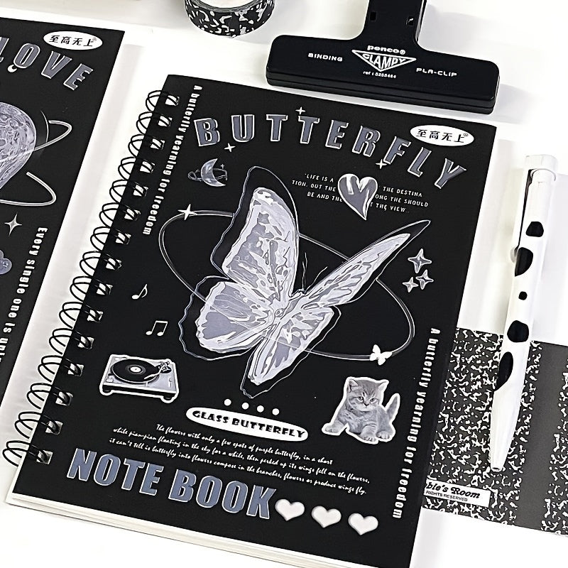 A5 Glass Texture Coil Notebook 50 Sheets