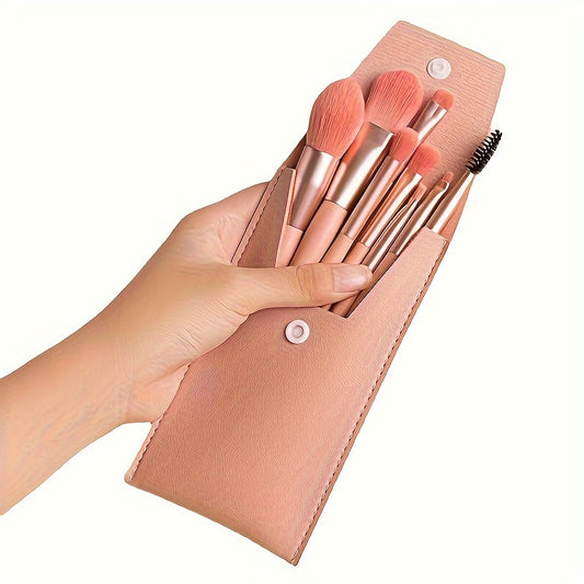 Mini Makeup Brushes Portable Soft Hair Makeup Brush Set Beauty Tools