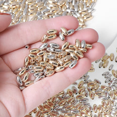 200pcs CCB Oval Beads 4 8mm Jewelry Making Spacer Loose Beads