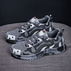 Men's Camo Training Shoes Breathable Lightweight Casual Shoes Soft Sole