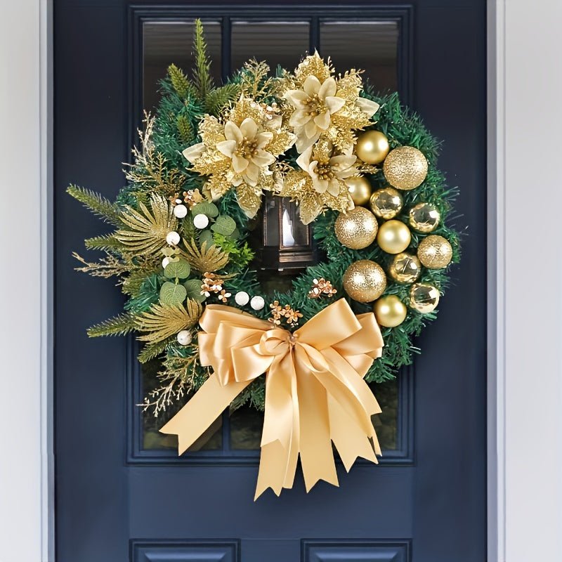 1pc Golden Christmas Ball Garland Christmas Hanging Decorations