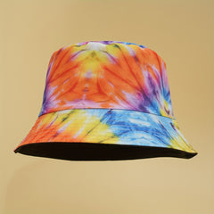 Graffiti Bucket Hat Hip Hop Printed Reversible Basin Hat Causal Sunscreen