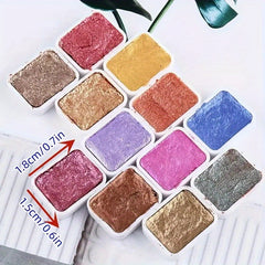 30 Colors Watercolor Paint Set for Artists