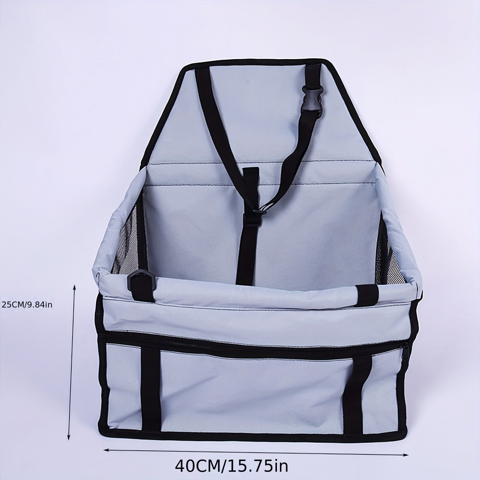 Portable Pet Car Booster Seat for Comfort & Safety