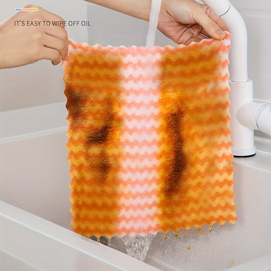 Microfiber Dish Towels Coral Fleece Cloths Random Pack