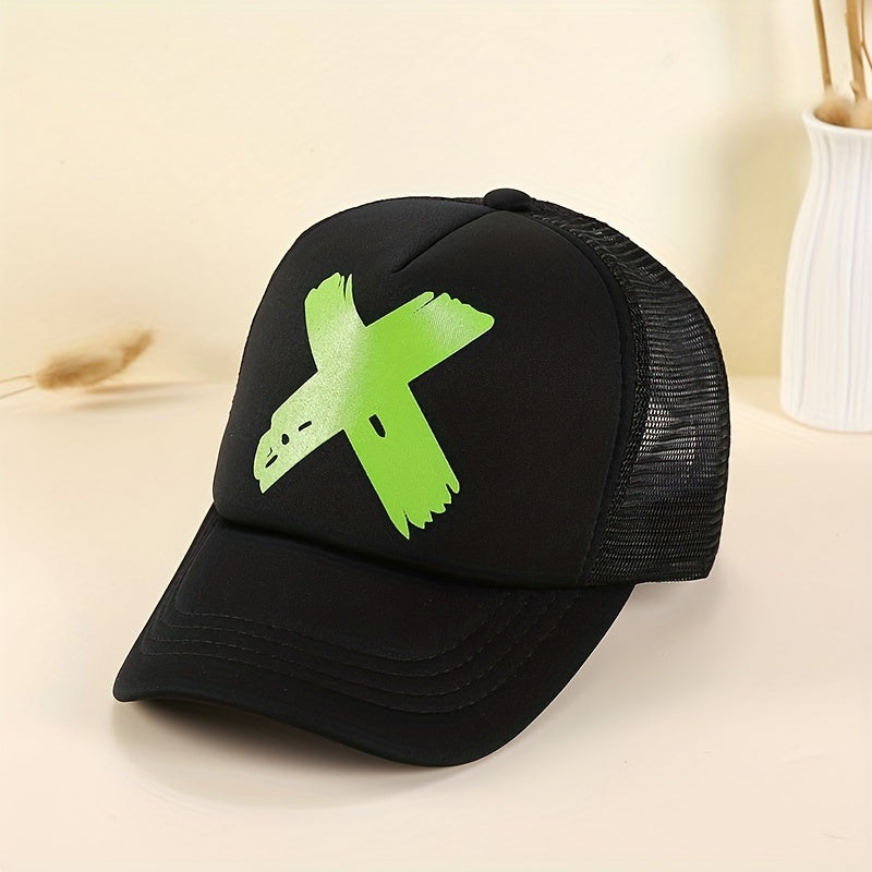 Men's Embroidered Baseball Cap Outdoor Mesh Hat
