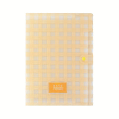 Plaid File Folder A4 Organ Bag PP Layer Student Storage Data