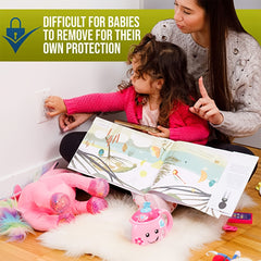 10 Pack Baby Safety Outlet Covers Transparent Easy Install Childproof