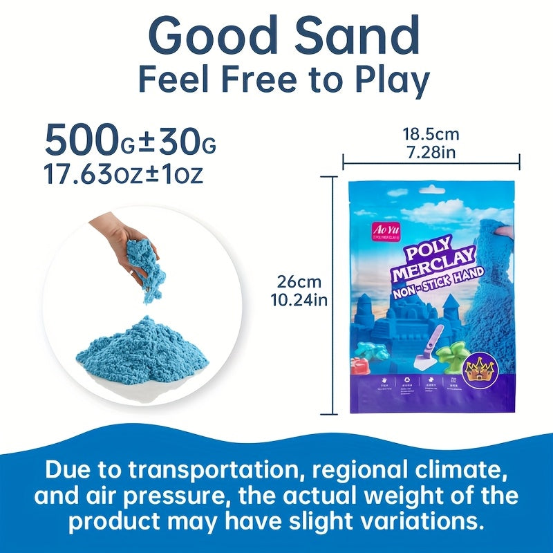 Space Sand & Toy Sand Set Non Stick Durable Easy Clean Molding Sand