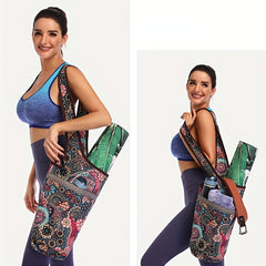 One Shoulder Yoga Storage Bag Portable Fitness Canvas Bag