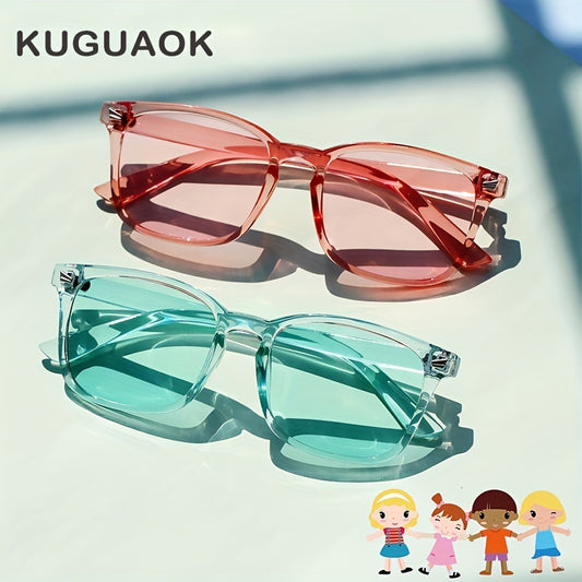 Kids Sunglasses UV Protection Boys Girls Outdoor Travel 2pcs