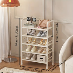 1pc Shoe Storage Rack Household Layer Shoe Rack Bedroom Floor Standing Storage