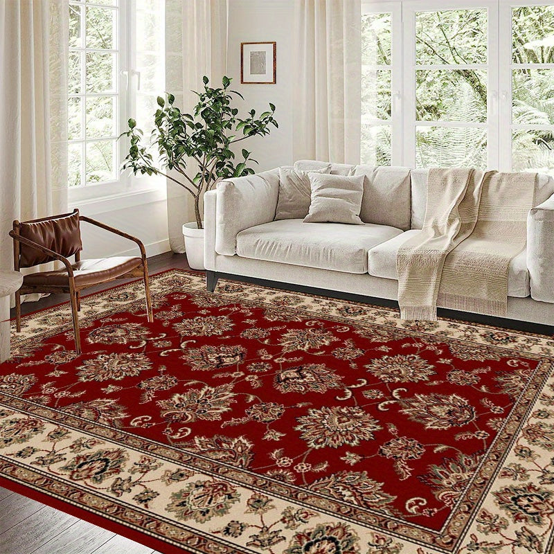 Soft Fluffy Plush Area Rugs Floral Shaggy Rugs for Bedroom Living Room