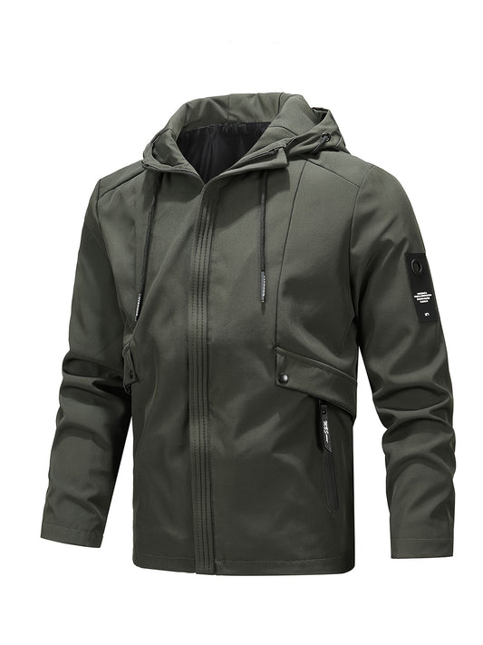 Men's Waterproof Zipper Sports Jacket for Autumn & Winter
