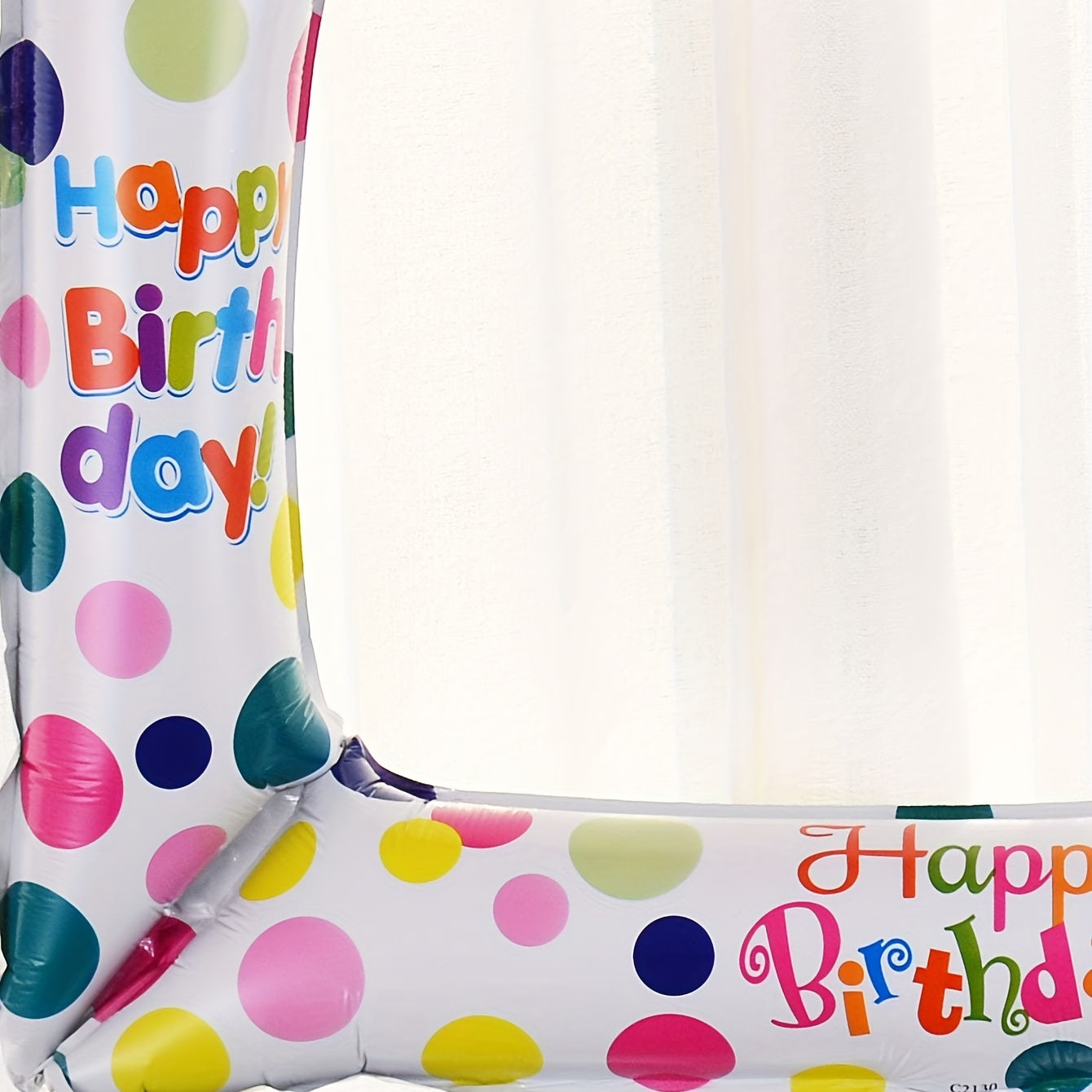 Happy Birthday Balloon Photo Frame - Party Decor Supplies