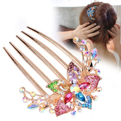 Rhinestone Hair Comb Barrette Hair Clip