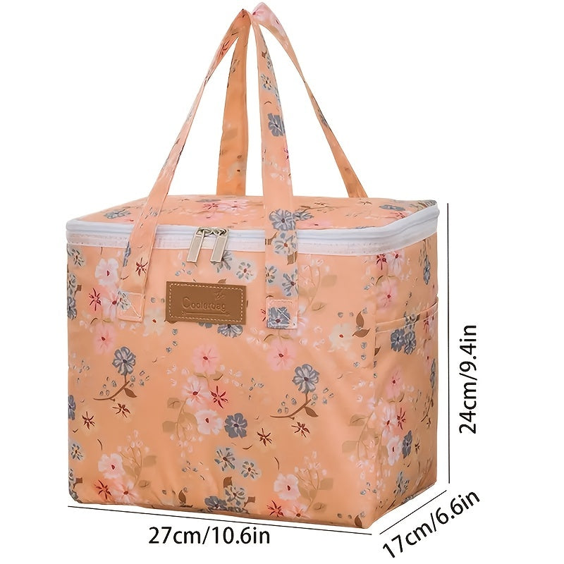 Insulated Large Capacity Lunch Bag Leakproof Waterproof for School Picnic