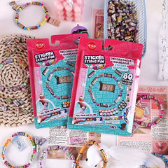 80 DIY Sticker Bracelet Hand Bead Surprise