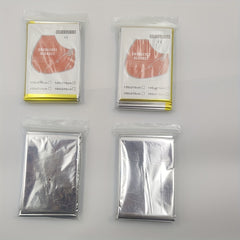Outdoor Survival Insulation Blanket Double sided Silver Sunscreen Blanket